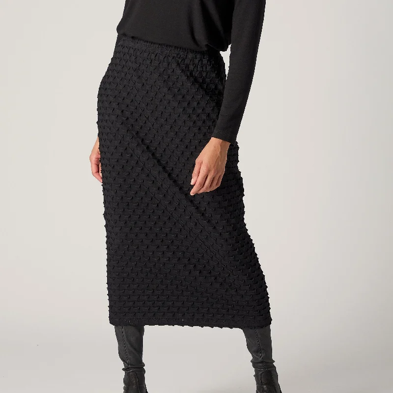 Pocket Jersey Tube Skirt - Black Branded Jersey Tee