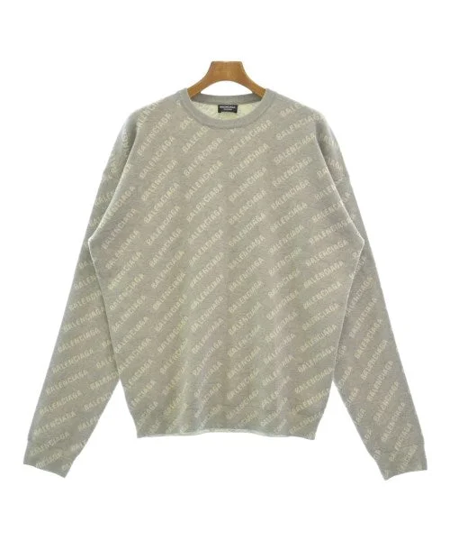 BALENCIAGA Sweaters Cable Knit Ribbed Knit Lace Knit