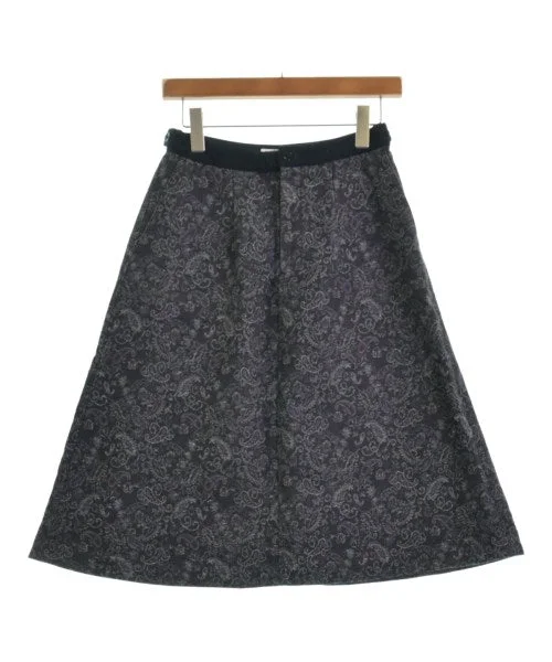 PULETTE Knee length skirts pleated skirt texture