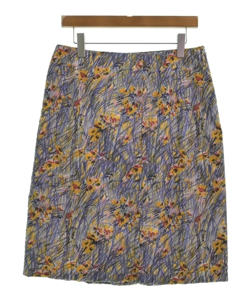 PRADA Knee length skirts corduroy skirt durable