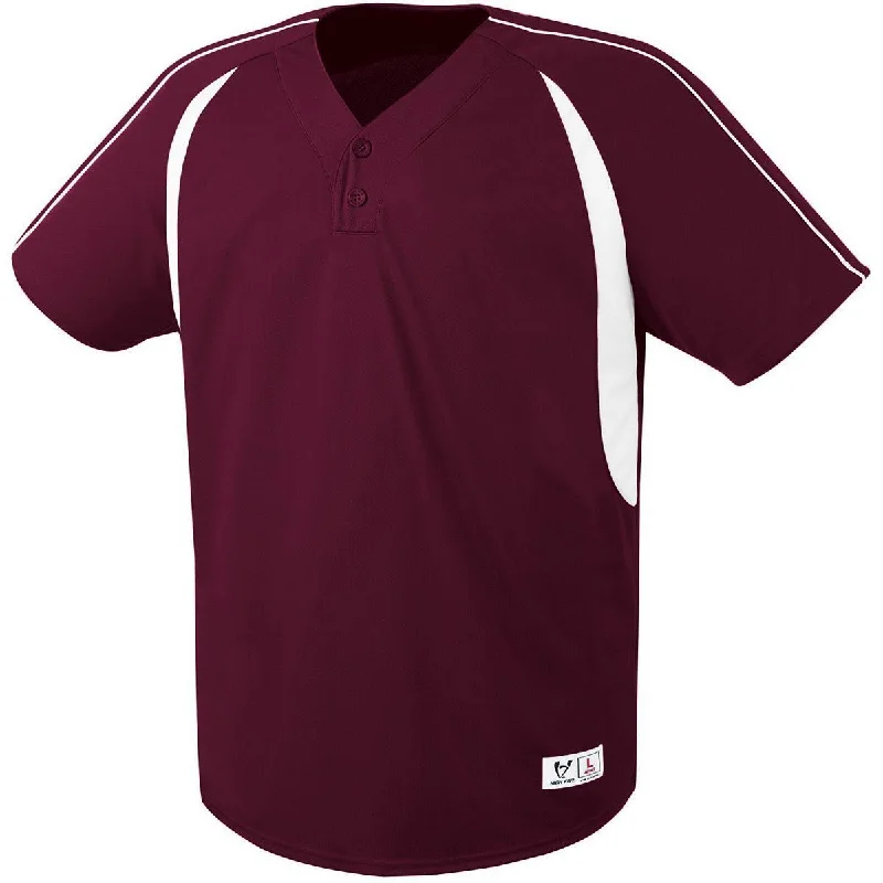 MAROON/WHITE