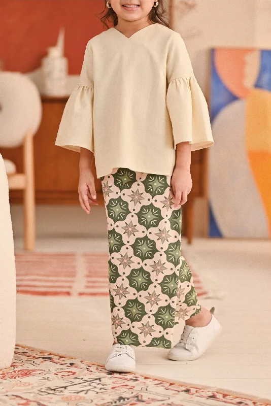 The Titi Folded Skirt - Moroccan midi skirt versatile