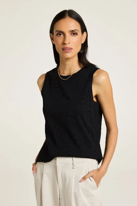 Bay Tank metallic tank top