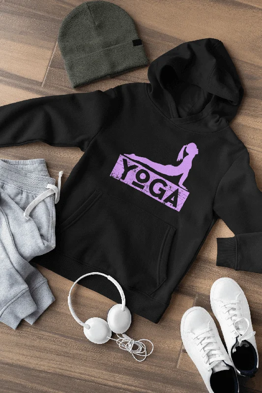 YOGA -  Unisex Hoodie - Man & Woman Hoodie with Oversized Fit Loose Comfortable