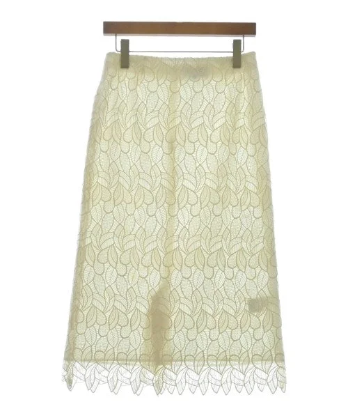 INDIVI Knee length skirts flowy skirt hem