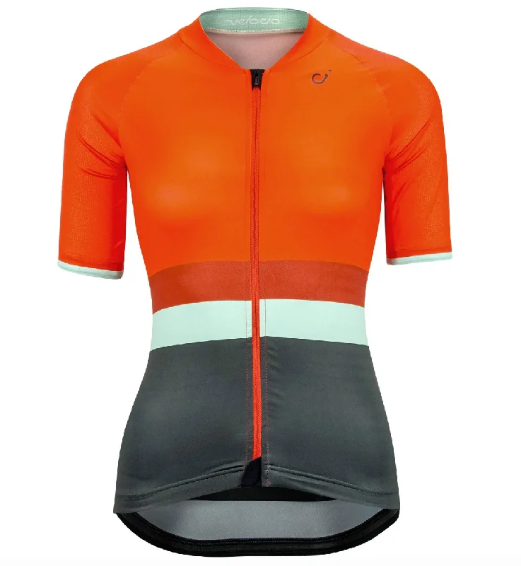 VELOCIO WOMENS SE TRICOLOR JERSEY RED Festive Jersey Tee