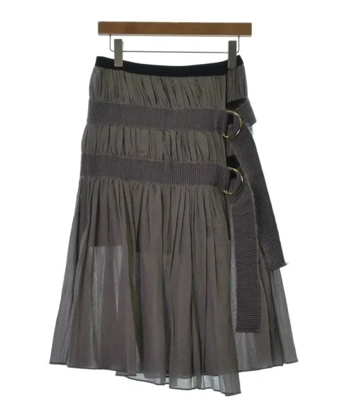 AKANE UTSUNOMIYA Knee length skirts wool skirt thick