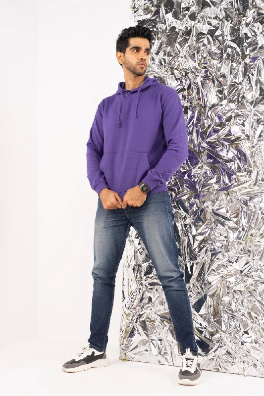 Fleece Hoodie Hoodie with Elastic Waist Stretchable Comfortable