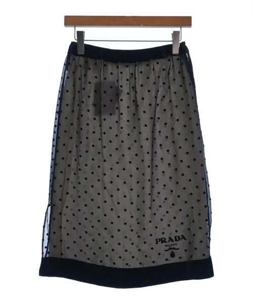 PRADA Knee length skirts corduroy skirt comfortable