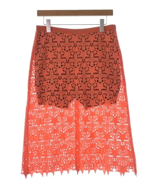 sacai Knee length skirts corduroy skirt cozy