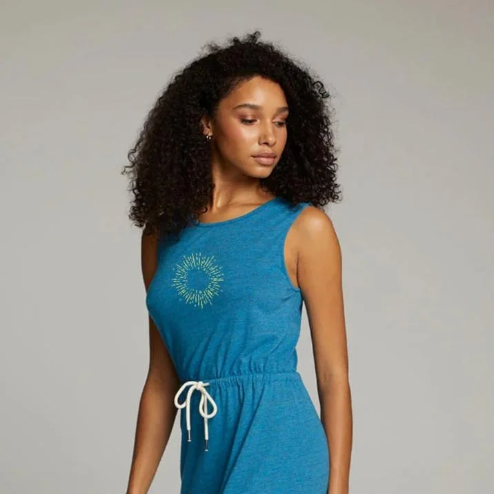 Sun Rays Jersey Dress High-End Jersey Tee