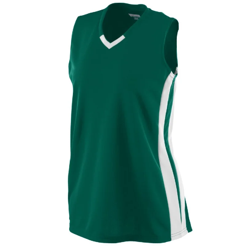 DARK GREEN/WHITE