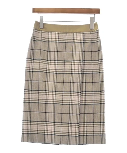 Drawer Knee length skirts wool skirt thick