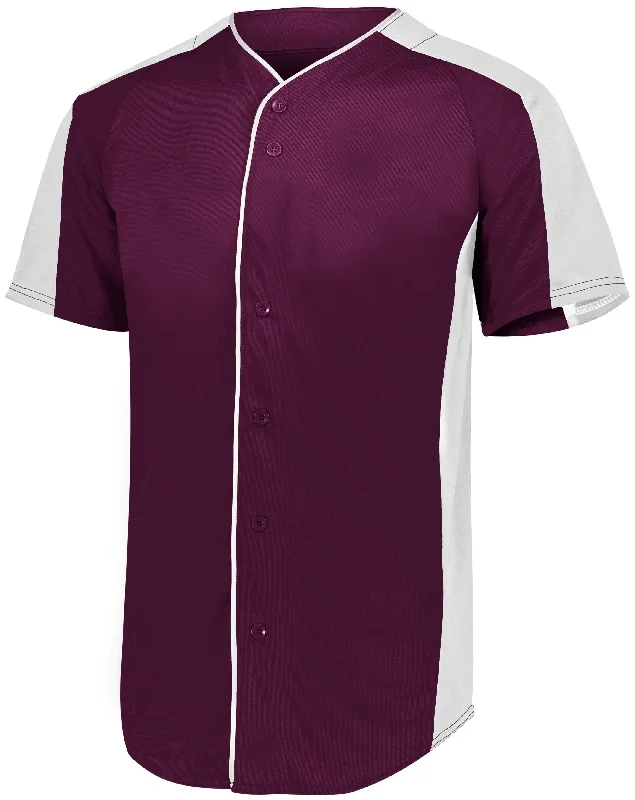 MAROON/WHITE