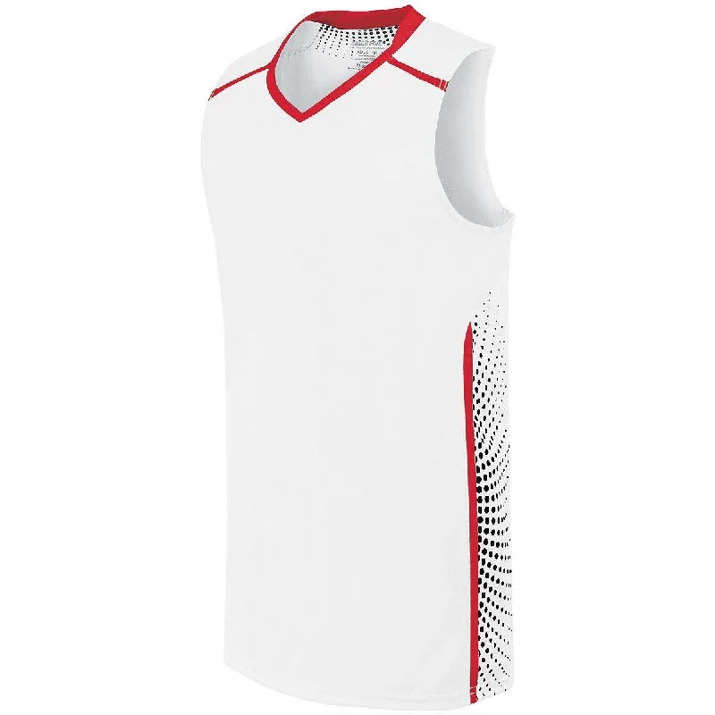 WHITE/SCARLET/BLACK