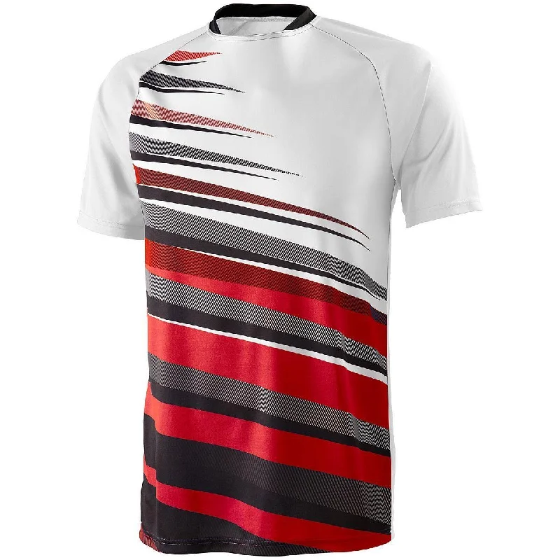 WHITE/BLACK/SCARLET