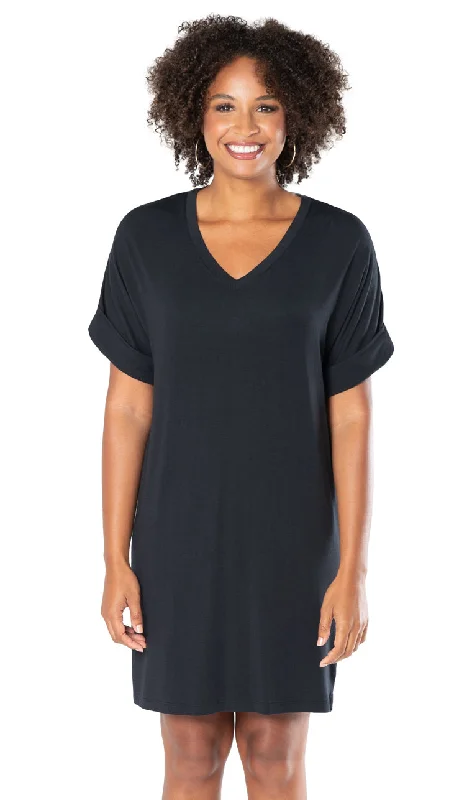 Holiday Jersey Nara Dress Minimalist Jersey Tee