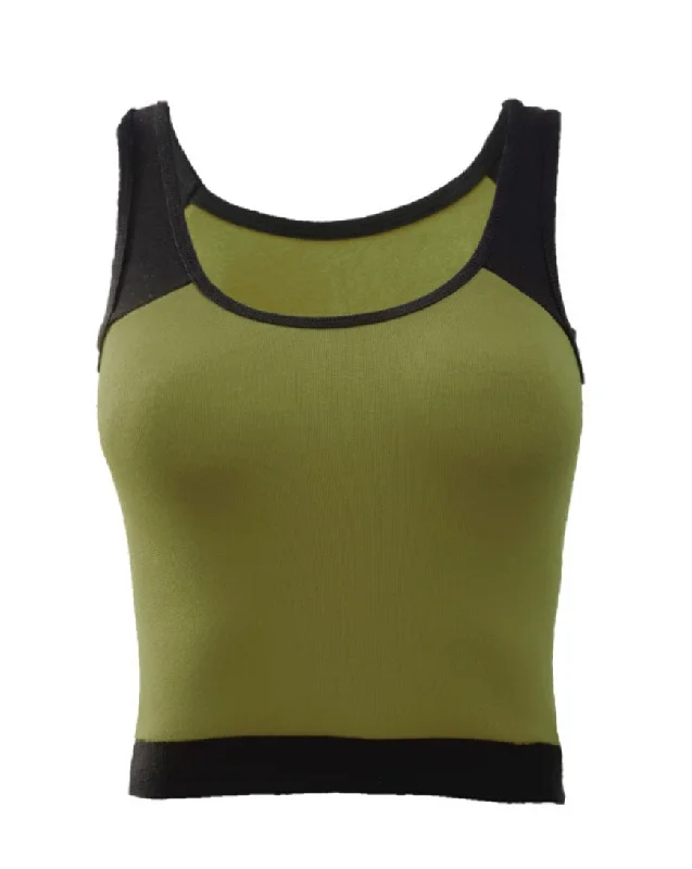 Olive Green Tank Top vintage tank top