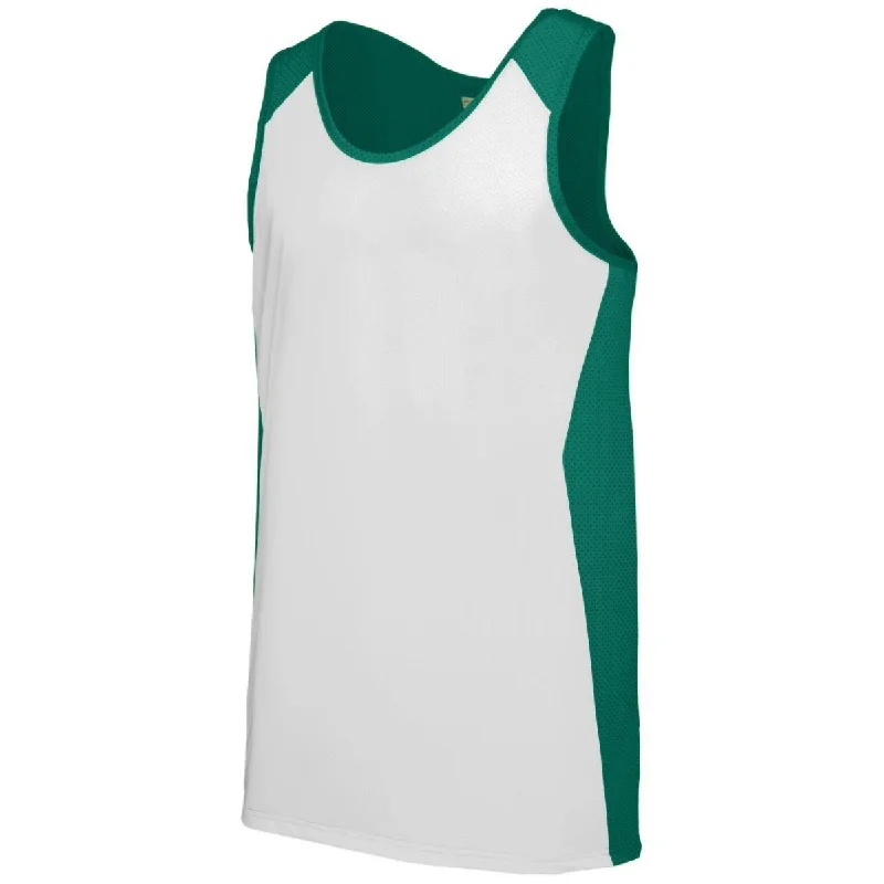 DARK GREEN/WHITE
