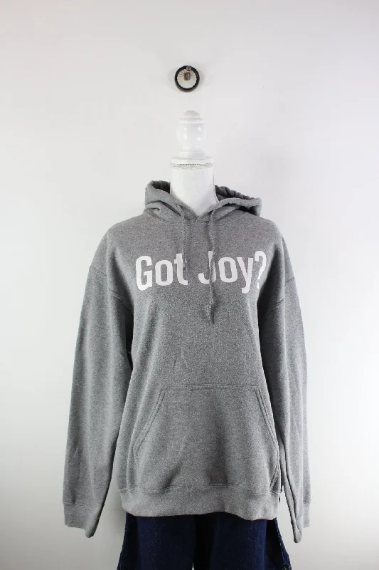 Vintage Got Joy? Hoodie (M) Hoodie with Elastic Waist Stretchable Comfortable