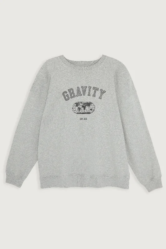 GRAPHIC SWEATSHIRT Hoodie with Hem Ribbing Snug Secure