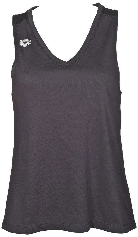 ARENA Woman GYM Tank Top Half Mesh 001590 silver tank top