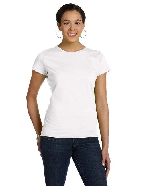 LAT Ladies' Fine Jersey T-Shirt 3516 (Pack of 6) Metallic Jersey Tee