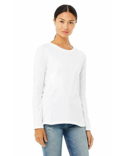 Bella + Canvas Ladies' Jersey Long-Sleeve T-Shirt B6500 Lavender Jersey Tee