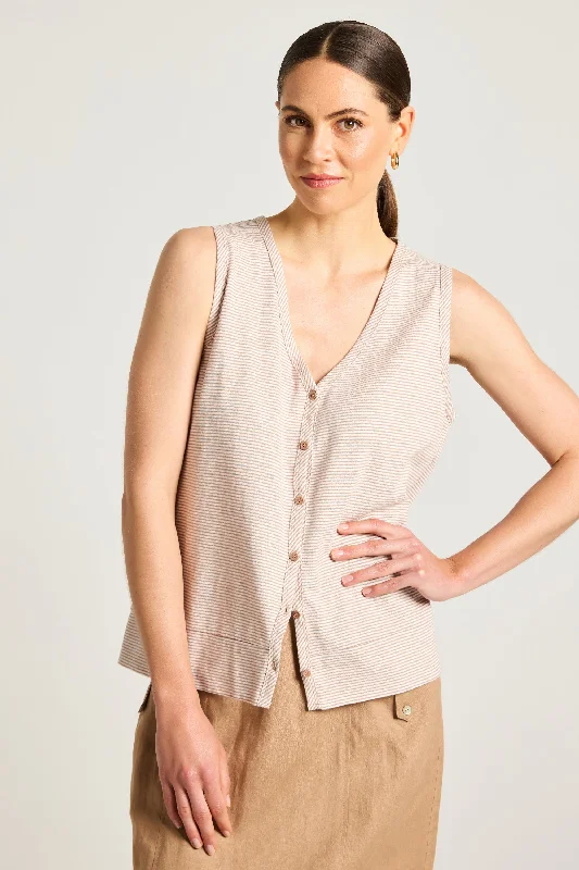 Dahlia Tank charcoal tank top