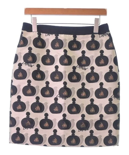 LANVIN Knee length skirts chiffon skirt delicate