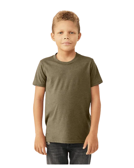 Bella + Canvas Youth CVC Jersey T-Shirt 3001YCV (Pack of 6) Vintage Jersey Tee