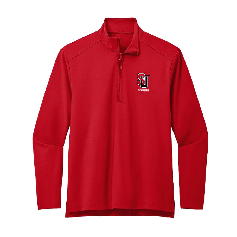 Seattle - NCAA Women's Soccer : Kyla Schuster - Premium Quarter Zip Jacket Ribbed Jacket Pleated Jacket Ruffled Jacket