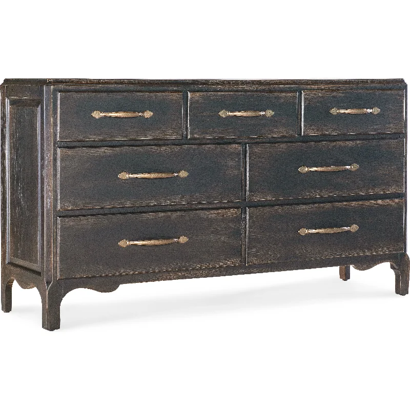 Americana 7-Drawer Dresser - Blacks Tunics Lace romantic