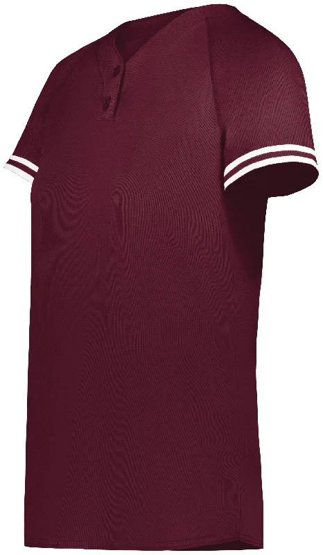 MAROON/WHITE