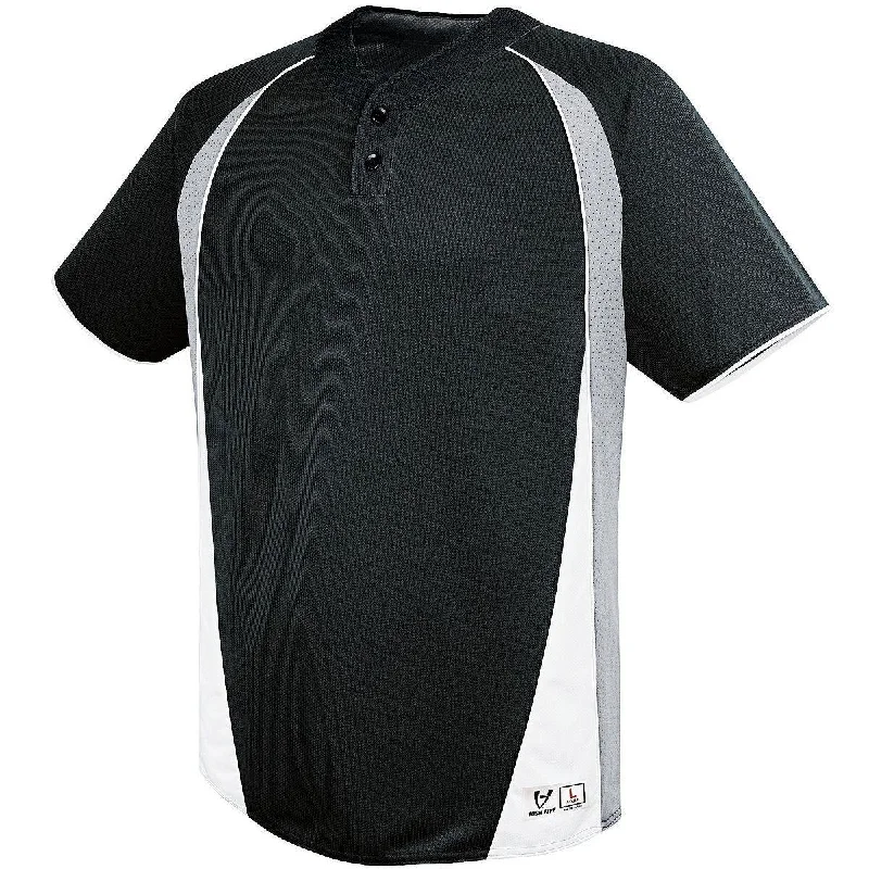 Ace Two-Button Jersey 312120 Patterned Jersey Tee