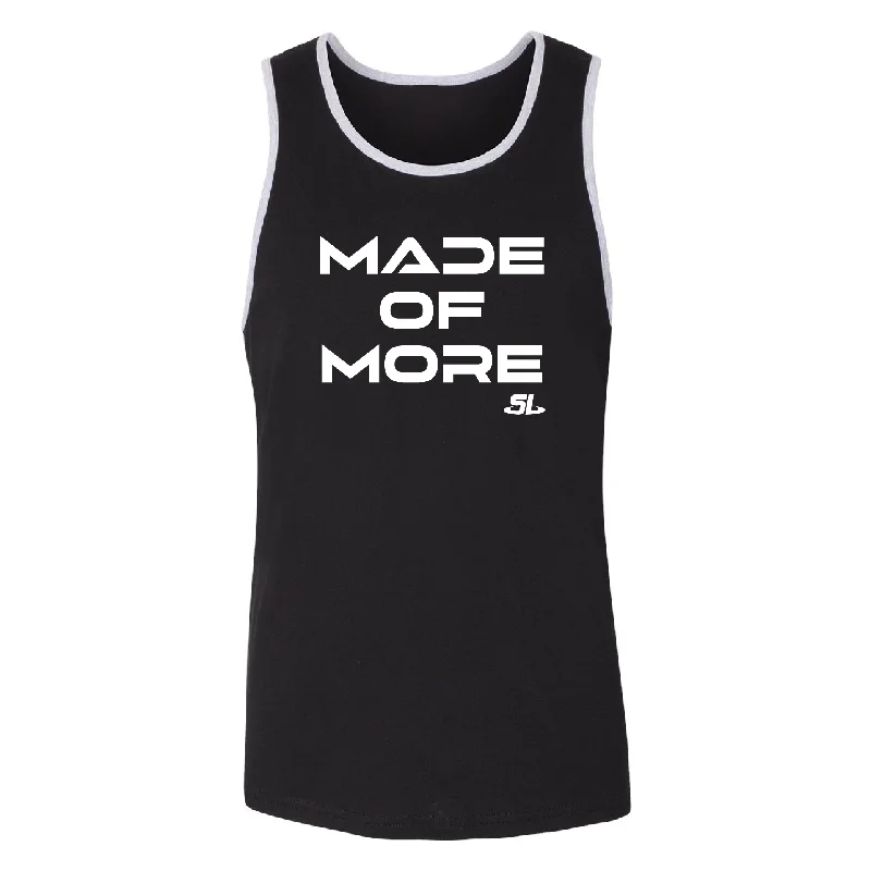 ScrapLife Made of More Muscle Tank - Black metallic tank top