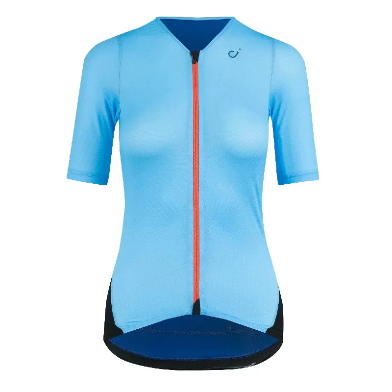VELOCIO WOMENS JERSEY CONCEPT SKY ULTRAMARINE Cotton Jersey Tee