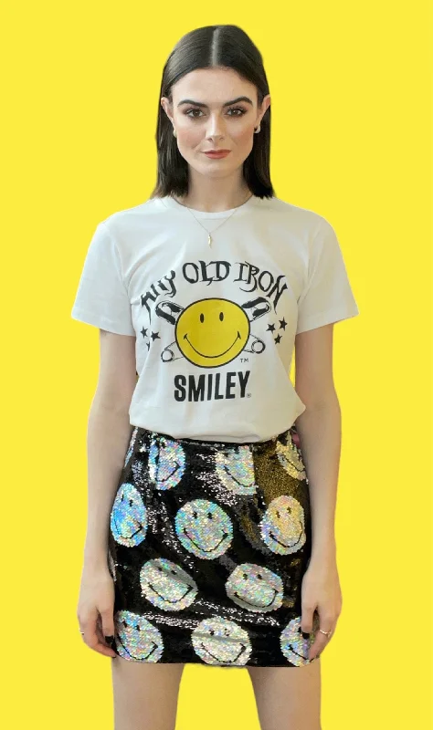Any Old Iron x Smiley Iridescent Skirt corduroy skirt comfortable