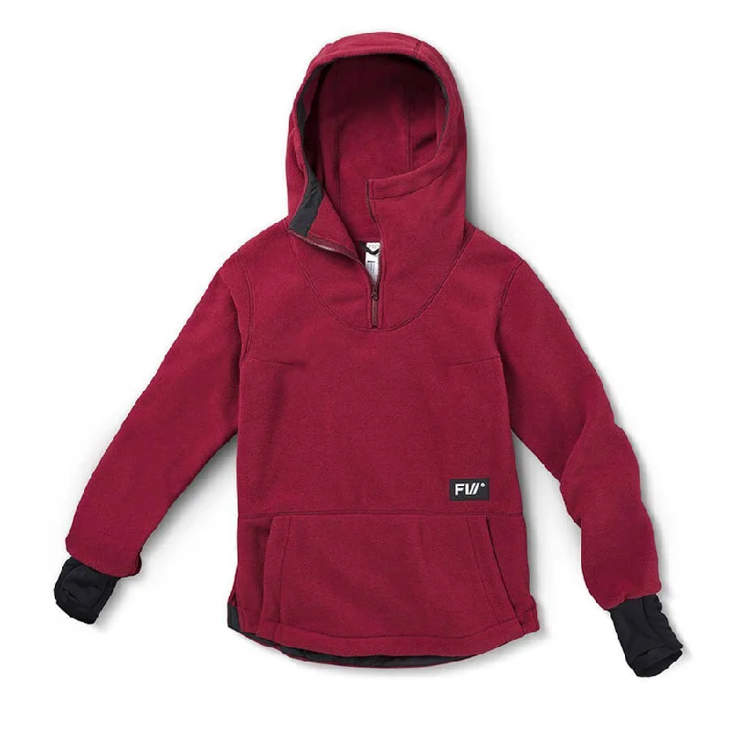 FW Catalyst Womens Fleece Hoodie 2022 Hoodie with Snap Buttons Easy Quick