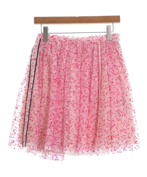 FENDI Knee length skirts velvet skirt plush