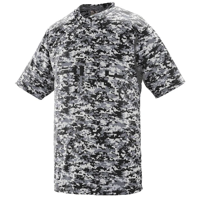 Digi Camo Wicking Two-Button Jersey 1555 Comfortable Jersey Tee