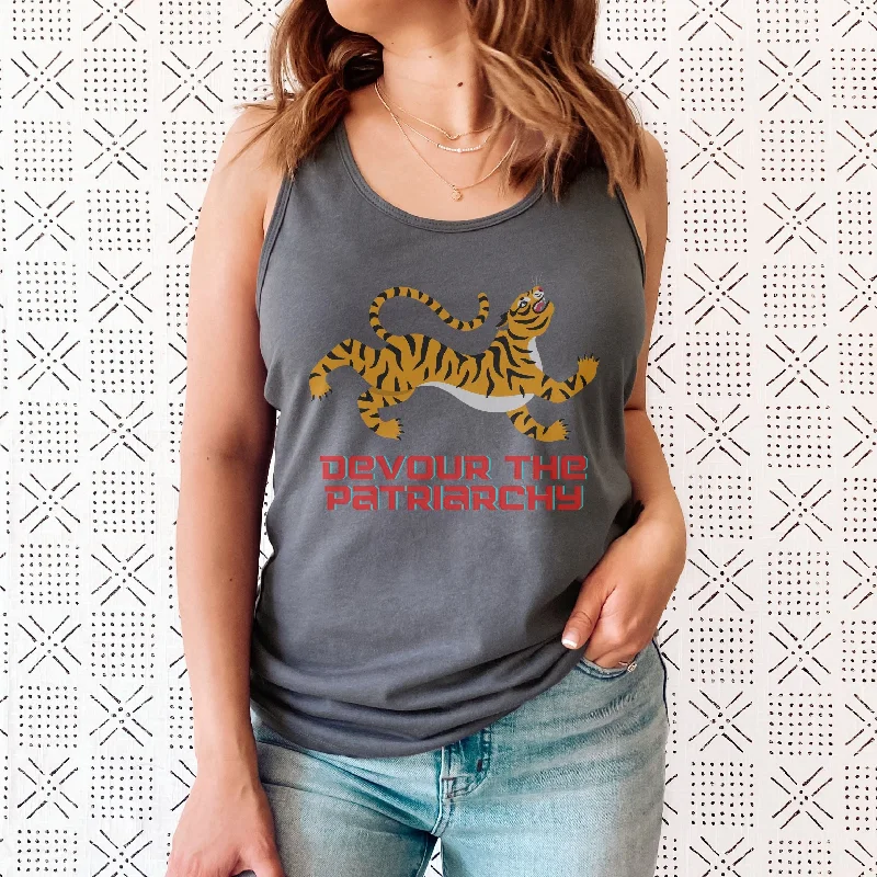 Devour the Patriarchy Women's Ideal Racerback Tank fitness tank top