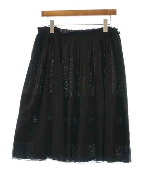 JIL SANDER Knee length skirts linen skirt light