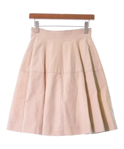 FOXEY Knee length skirts velvet skirt glossy