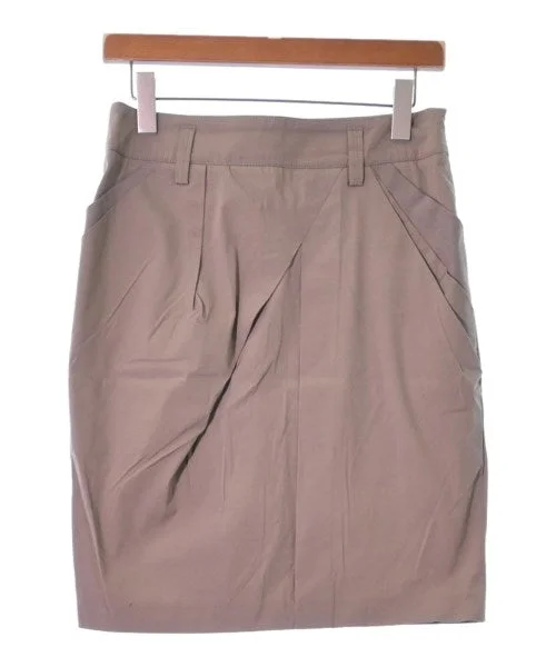 BRUNELLO CUCINELLI Knee length skirts silk skirt smooth