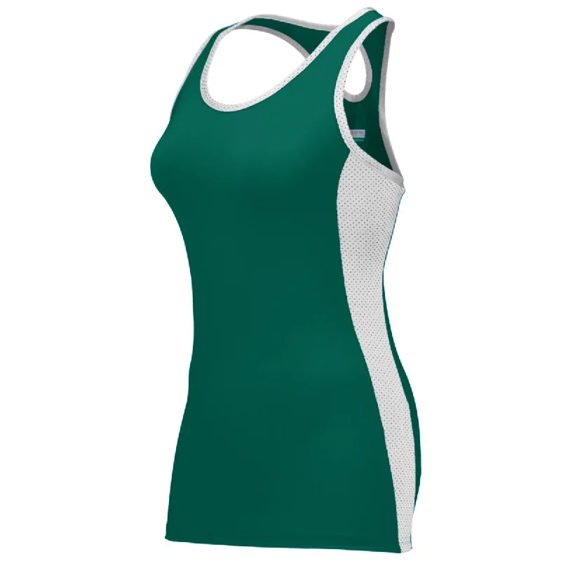 DARK GREEN/WHITE