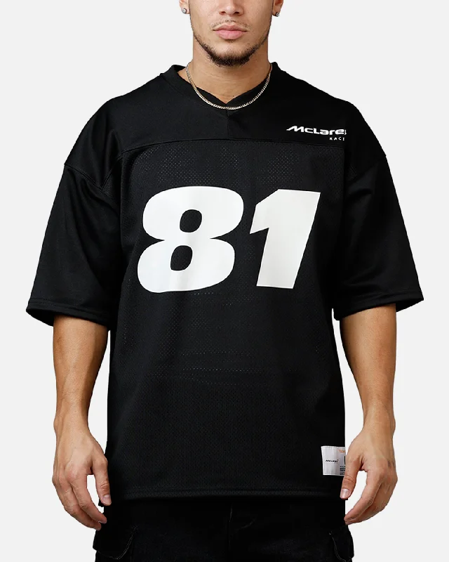Mitchell & Ness X Mclaren 'Vegas Grad Prix 2024' Oscar Piastri Mesh Jersey Black Bronze Jersey Tee
