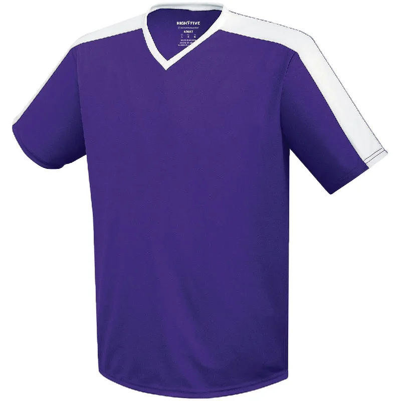 PURPLE/WHITE