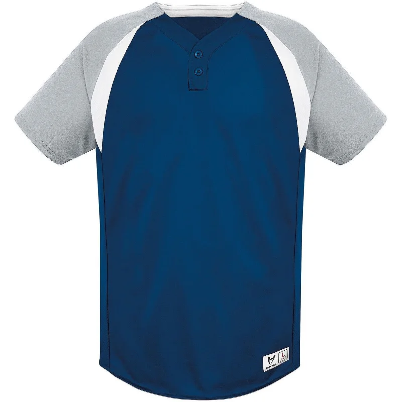 NAVY/SILVER GREY/WHITE
