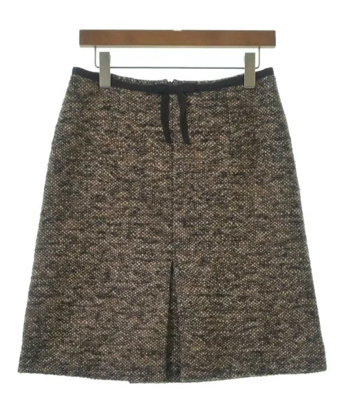 RED VALENTINO Knee length skirts corduroy skirt durable